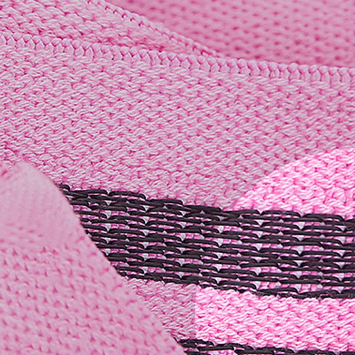 Pink Elastic Band for Hips and Glutes, Light Anti-Slip Stretch Belt