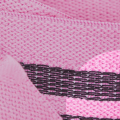 Pink Elastic Band for Hips and Glutes, Light Anti-Slip Stretch Belt