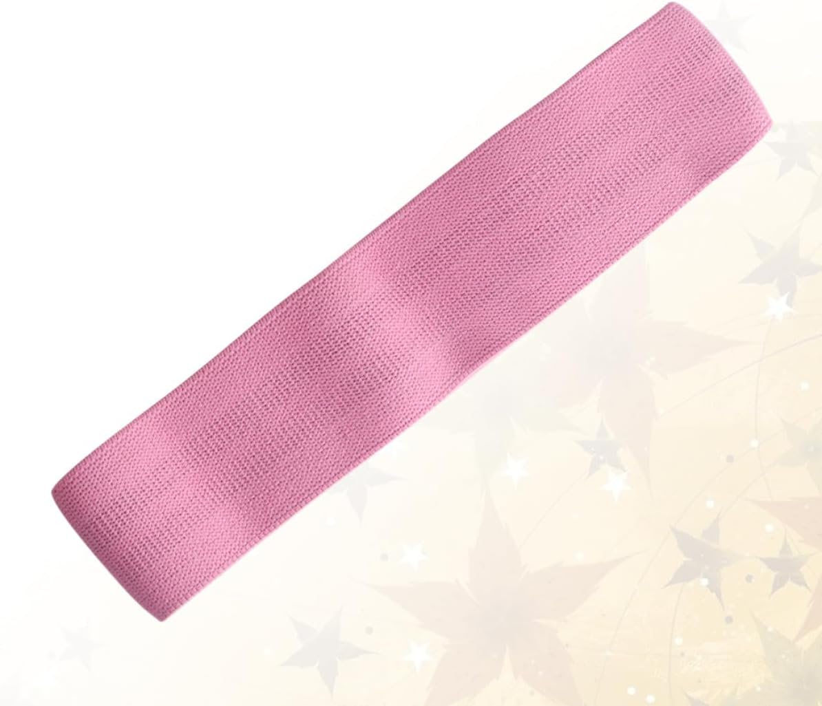 Pink Elastic Band for Hips and Glutes, Light Anti-Slip Stretch Belt