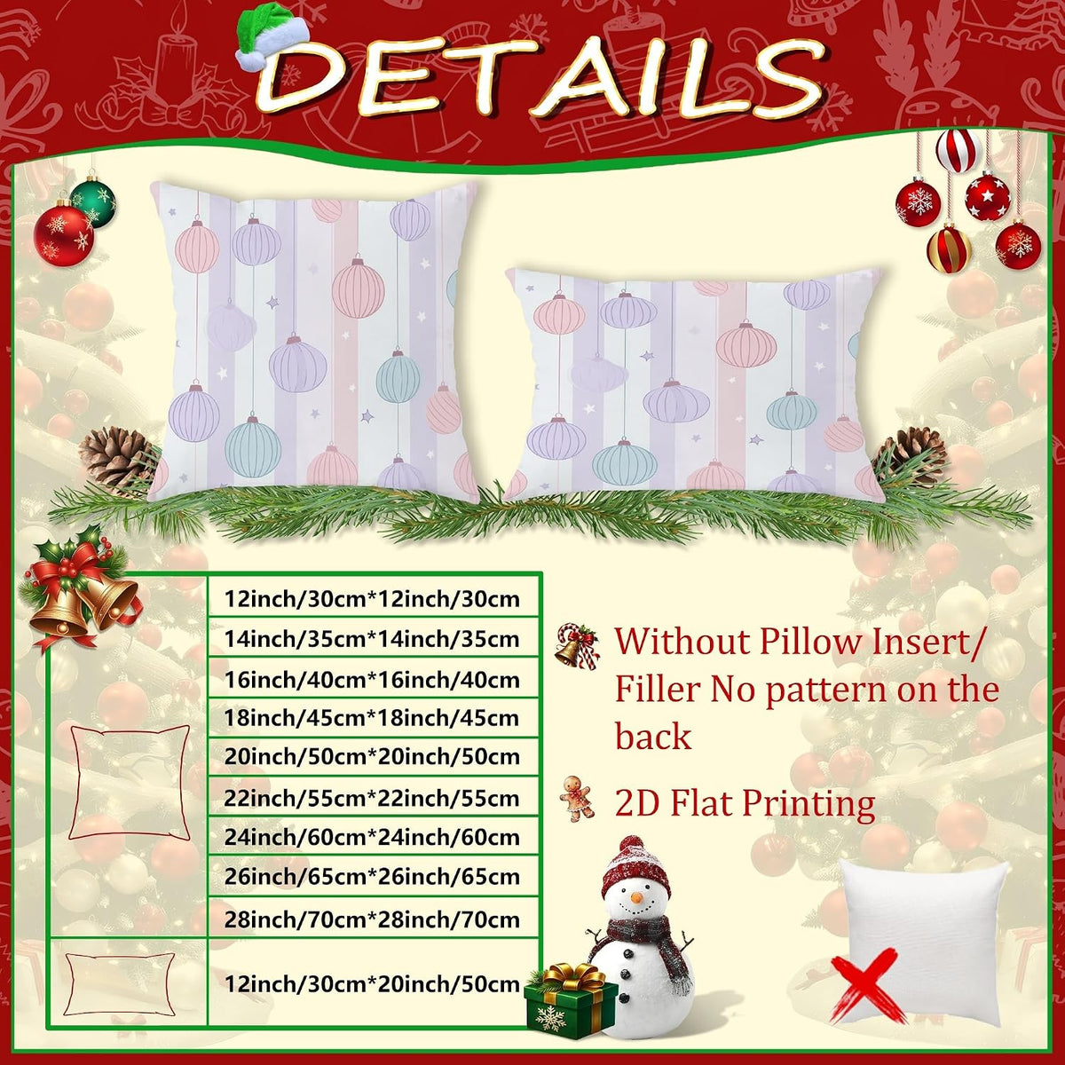 Lantern Throw Pillow Covers Set of 2, Festive Fanciful Stars Stripes Celebration Peach Soft Velvet Washable Pattern Pillow Covers for Living Room Bed Office Sofa Chair Decor 20x12 Inch
