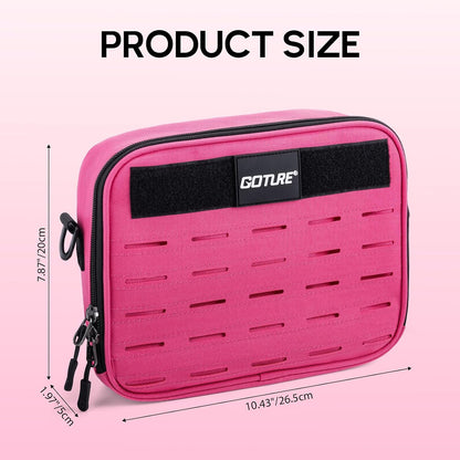 Fishing Tackle Bag, Bait Binder with Detachable PVC Clear Sleeves