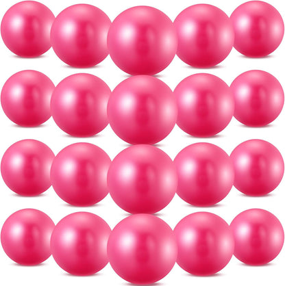 20 Pcs 9 Inch Pilates Ball Bulk Exercise Pilates Ball Mini Yoga Balls Therapy Core for Stability Barre Training Stretching Physical Posture Training Gym Workout with Inflation Tube
