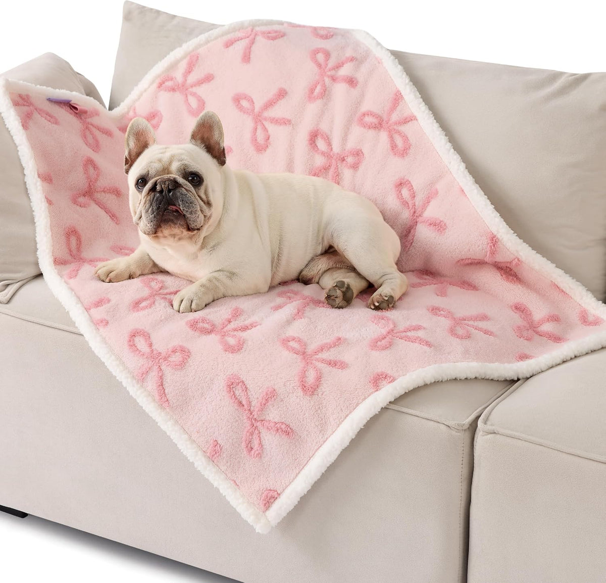 Waterproof Dog Blankets for Medium Dogs Cute 3D Jacquard,30x40