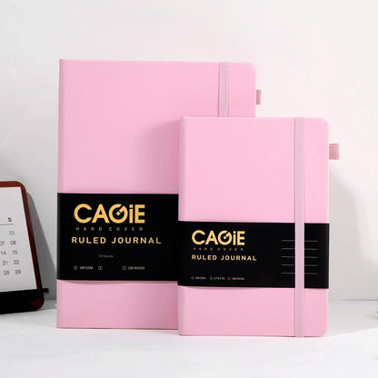 Pink Journal Notebook for Women Leather Journaling Diary Daily, A5