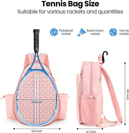 Tennis Bag, Lightweight Sports Bag for Pickleball, Badminton
