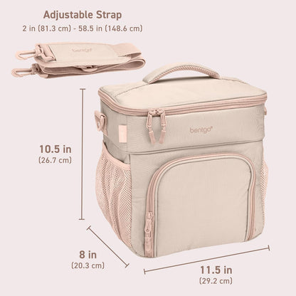 Prep Deluxe Insulated Meal Prep Lunch Bag for Adults, Holds 5 Meals