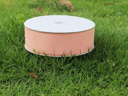 1 1/2in Peach Grosgrain Ribbon 50yd for Bows & Weddings