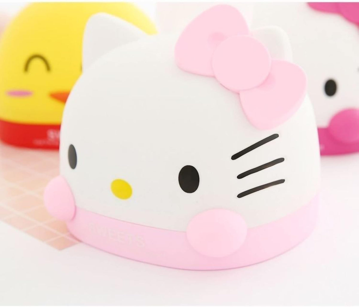 Kawaii Pink Kitty Tissue Desk Accessories