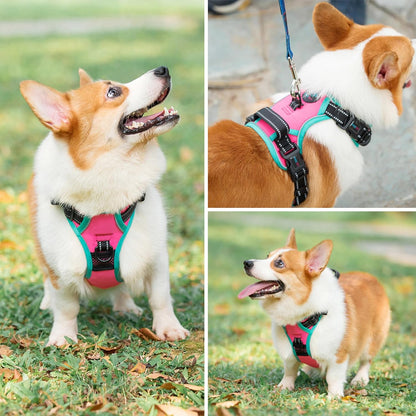 Upgraded No Pull Dog Harness, Reflective Adjustable Vest