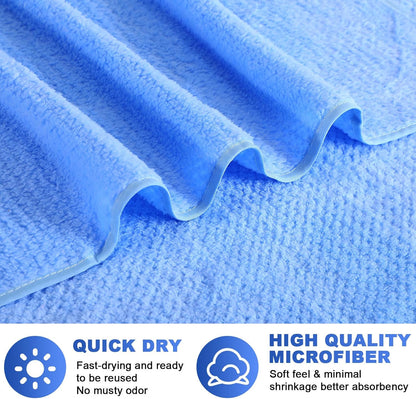 20 Pack Bulk Bath Towels Set, Large Quick Dry Bath Towels 55" x 28" for Spa, Gym, Salon, Hotel and Rental Use(Pink, Green, Blue, Purple)