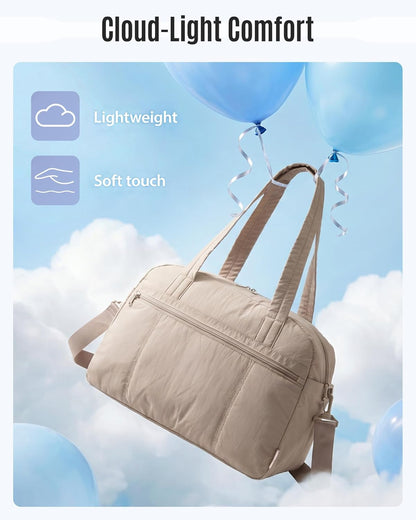 Personal Item Travel Bag, Gym Bag for Women, Weekender Duffel