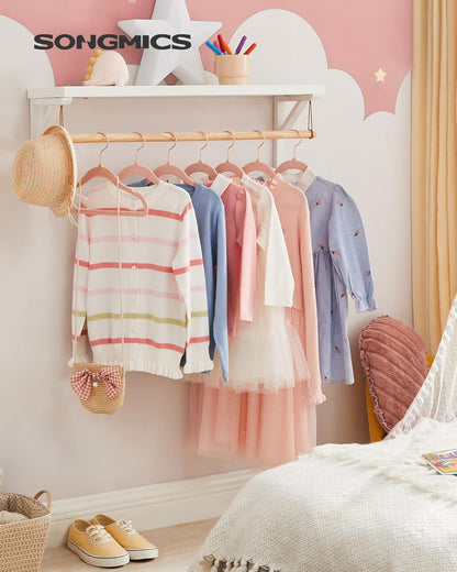 SONGMICS Baby Hangers 50 Pack, Velvet, Non-Slip, Space-Saving