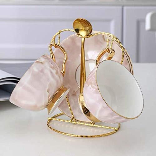 Bone China Cup and Saucer Set- Butterfly and Elegance (Pink)