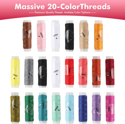 198pcs Sewing Kit for Adults, Pink
