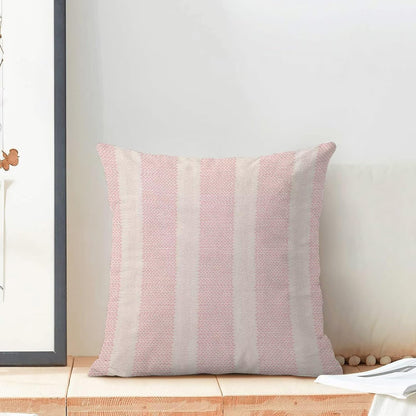 Polka Dot Pillow Covers 18x18 Inch Set of 2, Pink Stripe Outdoor Decorative Boho Modern Throw Pillows Abstract Art Couch Cushion Case for Chair Sofa Bedroom Living Room Decor