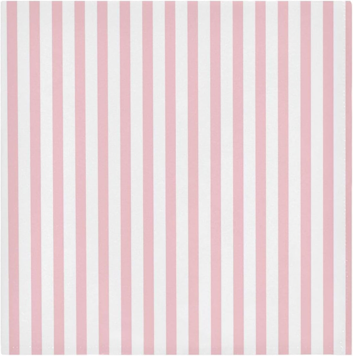 Pink Stripes Cloth Napkins Set of 6, Reusable Washable Oversized Table Napkins for Family Wedding Dinner Party Home Decor, 20 Inch