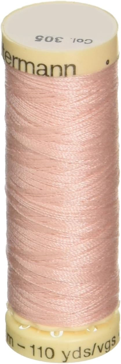 Gutermann Sew-All Polyester Purpose Thread, 100m/110 yd, Petal Pink