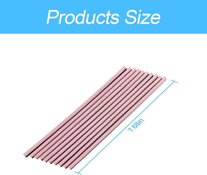 20PCS Waterproof Bendable Car Air Vent Trim Strips, Pink
