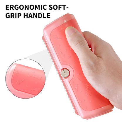 Cat Deshedding Brush for Short Hair, Pink