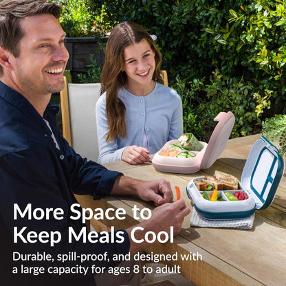 Chill Max Leak-Proof XL Bento-Style 3 or 4 Compartment Lunch Box