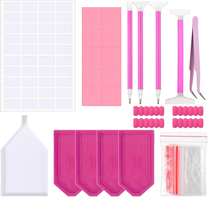 54Pcs Diamond Art Pens Tools and Accessories Kit for Kids Adults