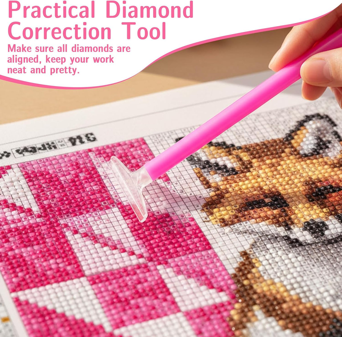 54Pcs Diamond Art Pens Tools and Accessories Kit for Kids Adults