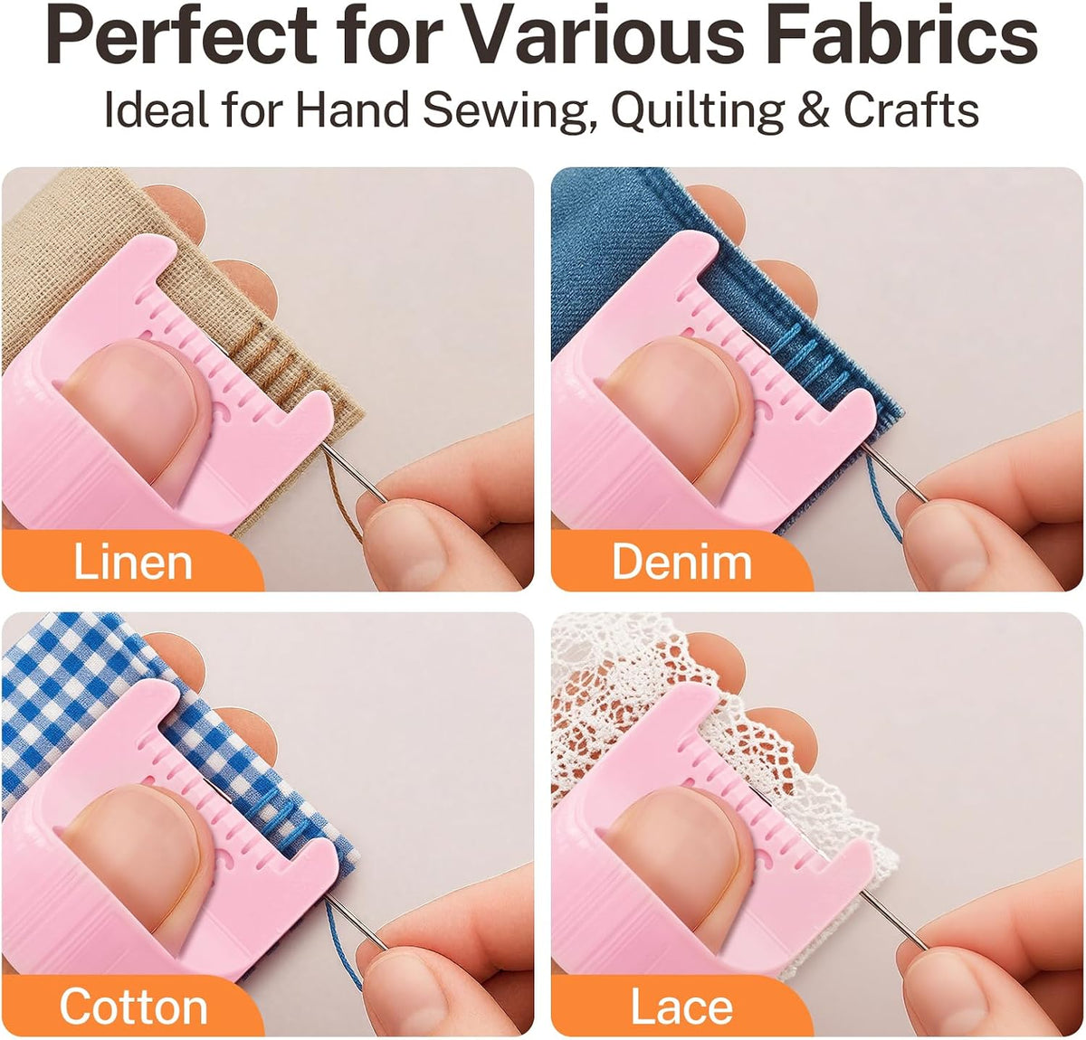 6PCS Template Kit for Even Sewing (Contains 3 Pink 3 Blue), Sewing Template Kit for Consistent 2mm, 3mm, 4mm Stitches, Sewing Quilting Guide, Hand Sewing Aid, Precision Stitch Guide Tool