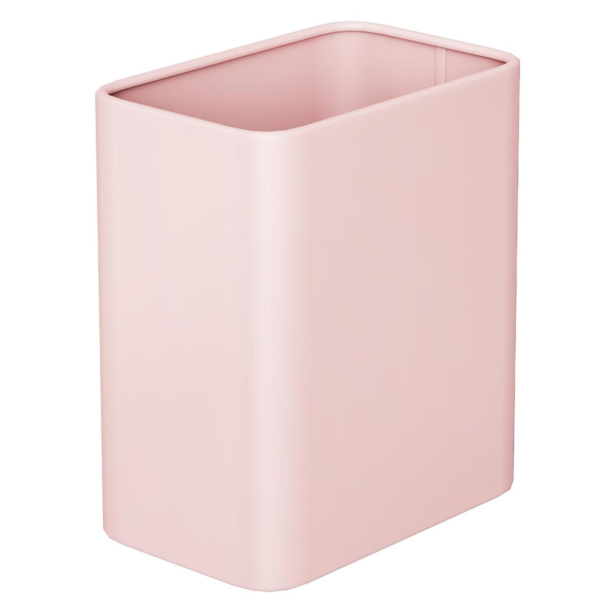 Small Bathroom Trash Can, 2.1 Gallons, Under Sink Wastebasket, Pink
