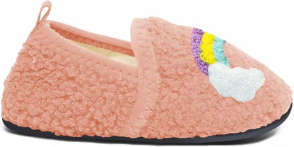 Toddler Slippers Girls Boys House Shoes Kids Warm Fuzzy Socks Walking Shoes