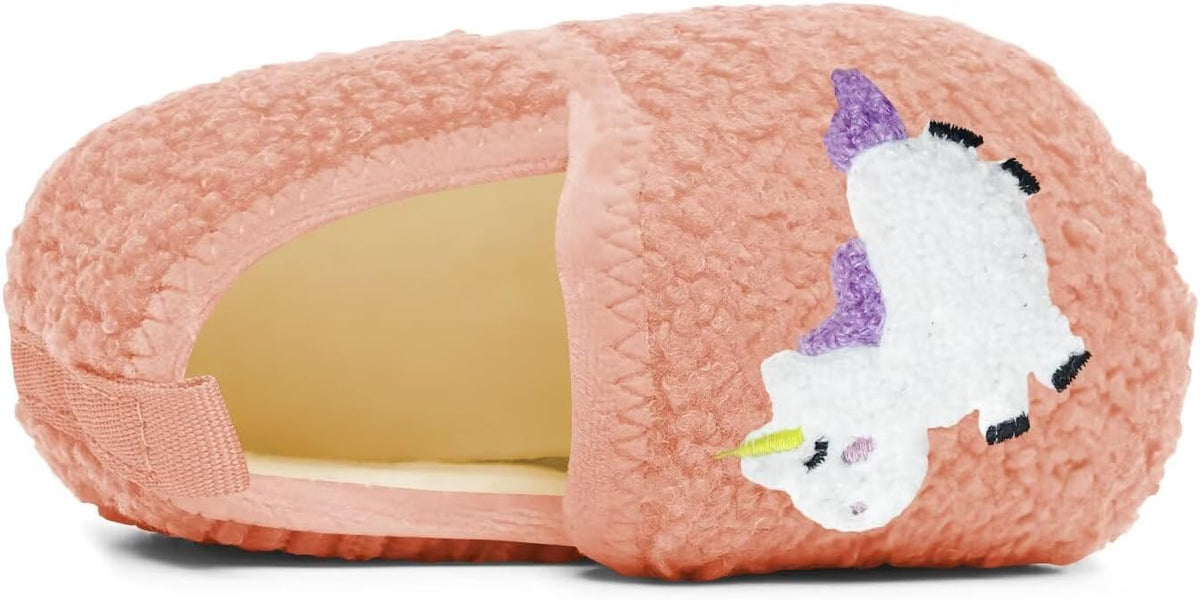 Toddler Slippers Girls Boys House Shoes Kids Warm Fuzzy Socks Walking Shoes