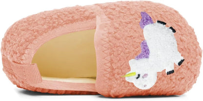 Toddler Slippers Girls Boys House Shoes Kids Warm Fuzzy Socks Walking Shoes