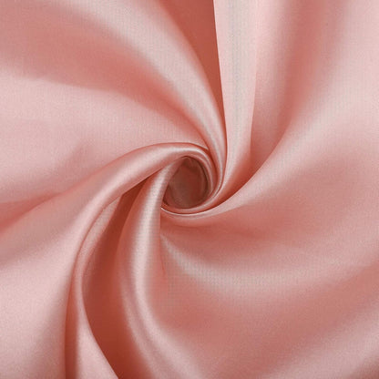 12 Pieces Satin Napkins Soft Dinner Napkins Square Table Napkins 17 x 17 Inches for Restaurant Weddings Party Dinner Decoration (Rose Gold)