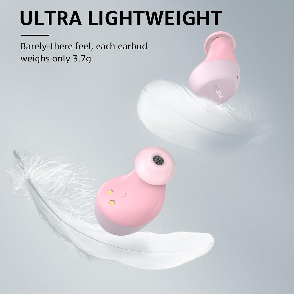A1 Wireless Earbuds Bluetooth 5.3 Light Weight in Ear Headphones
