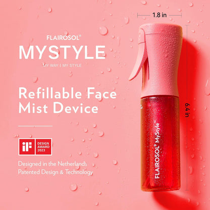 MyStyle Travel Continuous Spray Bottle, 3.04oz/90ml, Pink