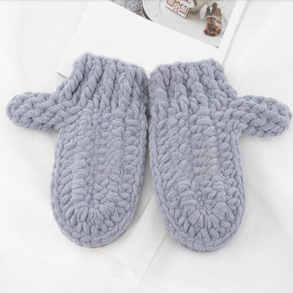 3 Skiens/120g Soft Chenille Yarn Fluffy Yarn Hand DIY Craft Bag Hat Scarve Cloth Gloves Crochet Knit Thread (Peach Pink)