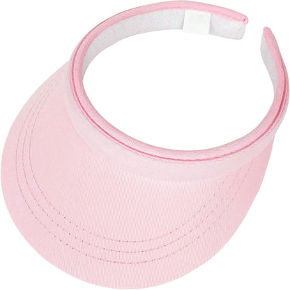 Sun Visor Hats Women Wide Brim Adjustable Clip On Visors Beach Men Hat