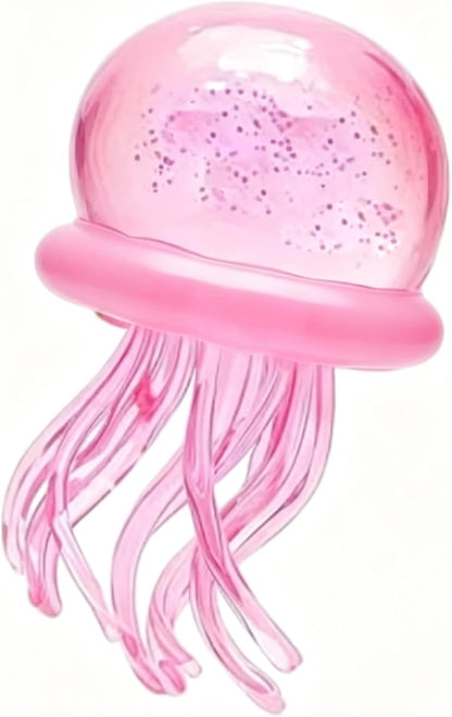 Jellyfish Squeeze Toys, Malt Sugar Balls , Sensory Toy with a Super Solid Squish for Adult, Squishy Ultra Squishy and Moldable Slow Rise (Pink)