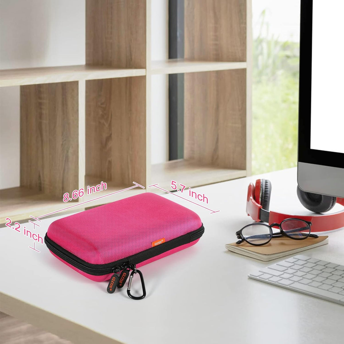 Electronics Tech Organizer Portable Travel Case, Protective Carrying Case