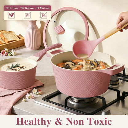 26PCS Pots Pans Set Non Stick Cookware