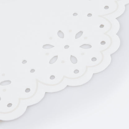 Meri Meri Broderie Anglaise Lace Paper Napkins (Pack of 16), Thick & Absorbent 3-Ply Decorative Napkins, Available in Dinner Napkins & Cocktail Napkins Disposable