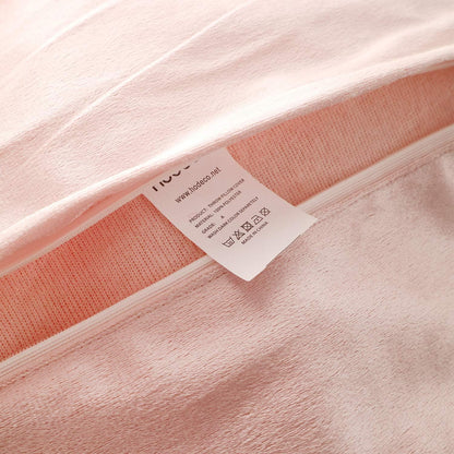 Faux Fur Throw Pillow Covers 18x18 Inch Home Decor Luxury Long Fur Mongolian Soft Square Cushion Cover 100% Polyester Floor Pillowcase for Couch 45x45cm, Pink, 2 Pieces