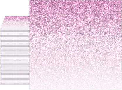 40 Pack Pink Ombre Disposable Paper Napkins, 2-Ply Decorative Luncheon Napkins 6.5x6.5 Inch, Gradient Party Napkins for Birthday, Baby Shower, Wedding, Bridal Shower, Girl's Party Decorations