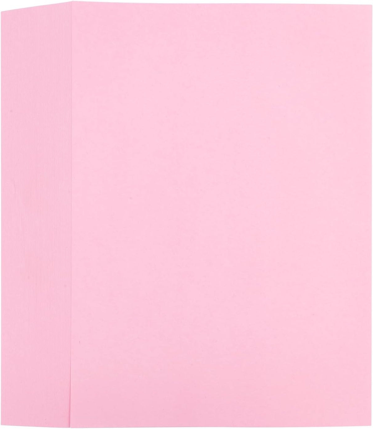 100 Sheets Pink Copy Printing Paper, 8.3 X 11.7 inch Colored Printer Papers, Pink Construction Paper for Card Making Scrapbooking School Office Party DIY Craft