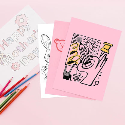 100 Sheets Pink Copy Printing Paper, 8.3 X 11.7 inch Colored Printer Papers, Pink Construction Paper for Card Making Scrapbooking School Office Party DIY Craft