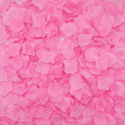 2200 PCS Silk Flower Rose Petals for Wedding Decorations (Pink)