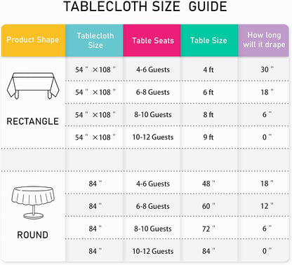 Pink Gingham Tablecloth 54 × 108 Inches Pink and White Checkered Table Cloth Disposable Plastic Waterproof Tablecover for Outdoor Picnic, Holiday Dinner, Birthday Party