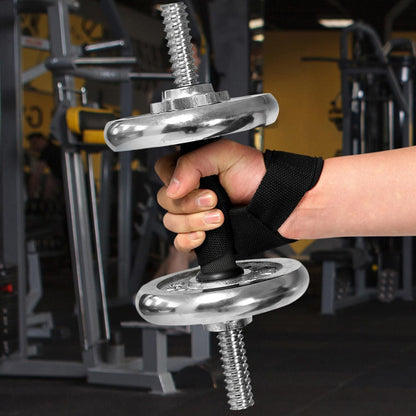 1 pair Lifting Wrist Straps for Weightlifting, Bodybuilding, Powerlifting, Strength Training, & Deadlifts,With silicone anti-slip
