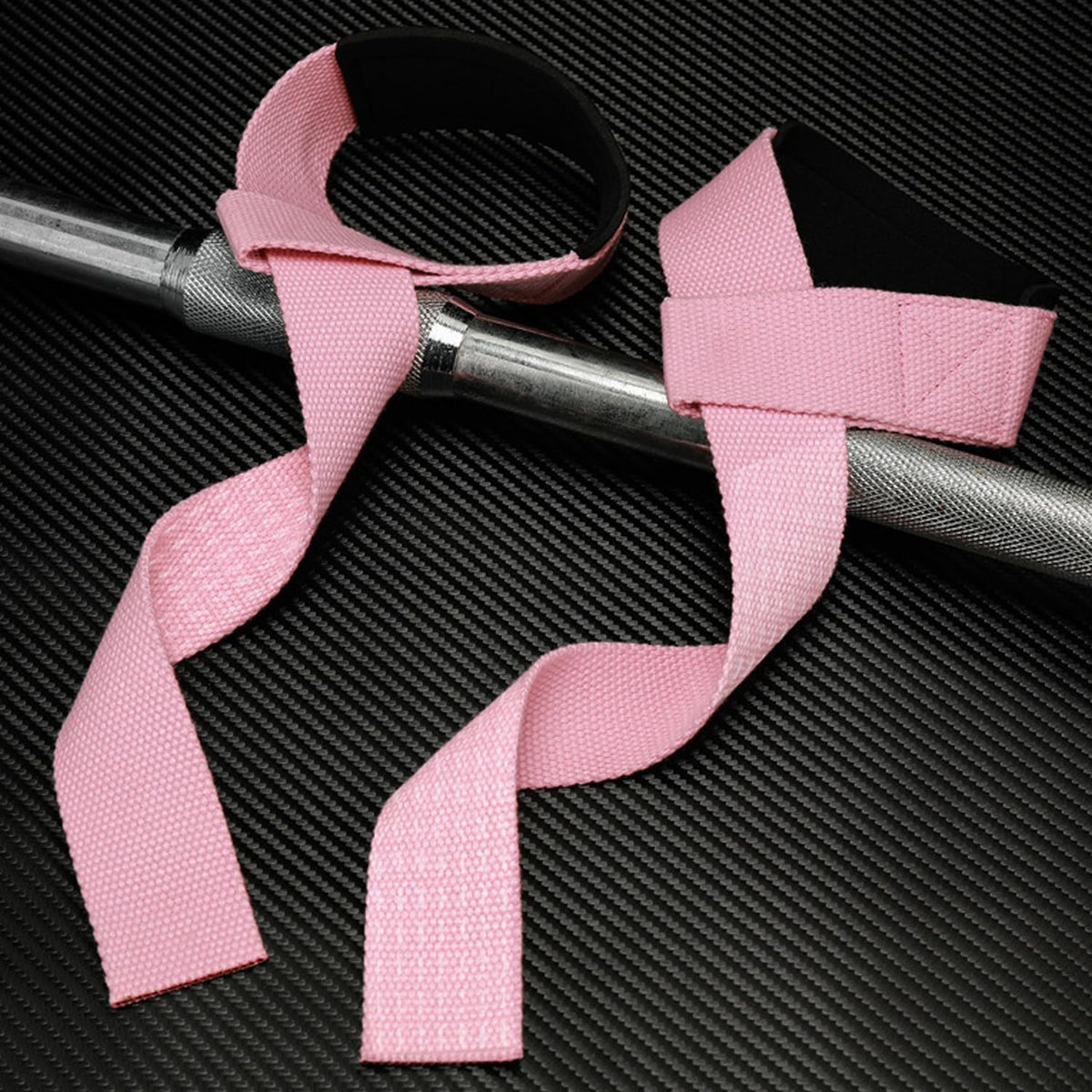 1 pair Lifting Wrist Straps for Weightlifting, Bodybuilding, Powerlifting, Strength Training, & Deadlifts,With silicone anti-slip