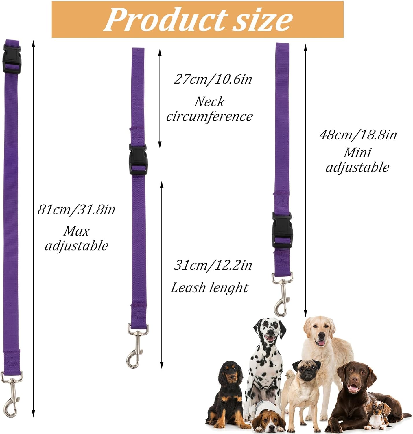 2 PCS Pet Dog Grooming Loops, Groomers Loop Adjustable Grooming Noose Nylon Restraint Noose Loop for Dog Grooming-Arm and Pet Grooming-Table (23.6x1.73x0.7 in)
