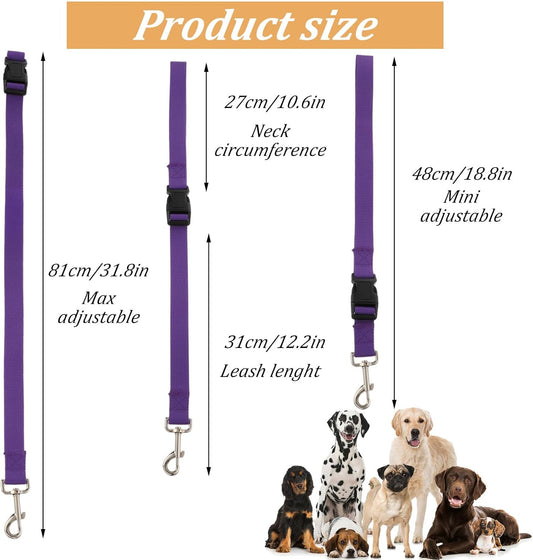 2 PCS Pet Dog Grooming Loops, Groomers Loop Adjustable Grooming Noose Nylon Restraint Noose Loop for Dog Grooming-Arm and Pet Grooming-Table (23.6x1.73x0.7 in)